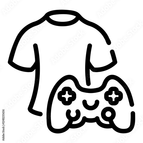 tshirt Line Icon