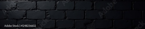 Large, dark cinder block wall, heavily textured surface, visible mortar, high resolution, stone, industrial