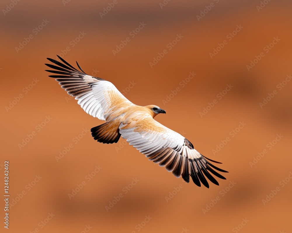 A majestic bird in flight, showcasing its elegant wings against a vibrant backdrop. A majestic bird in flight, showcasing its elegant wings against a vibrant backdrop.
