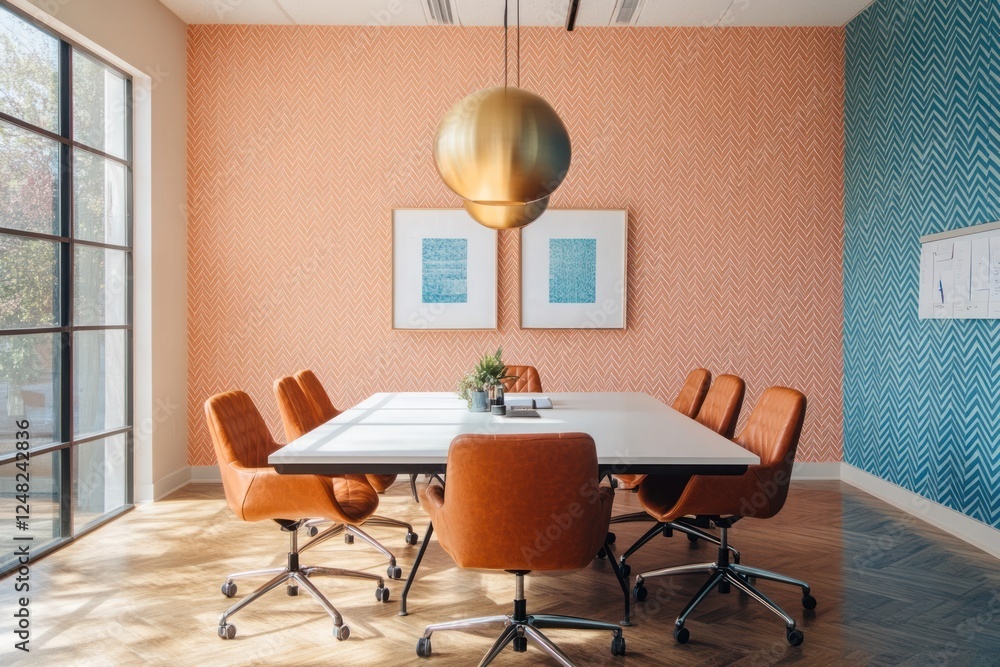 modern dining room with table modern dining room with table