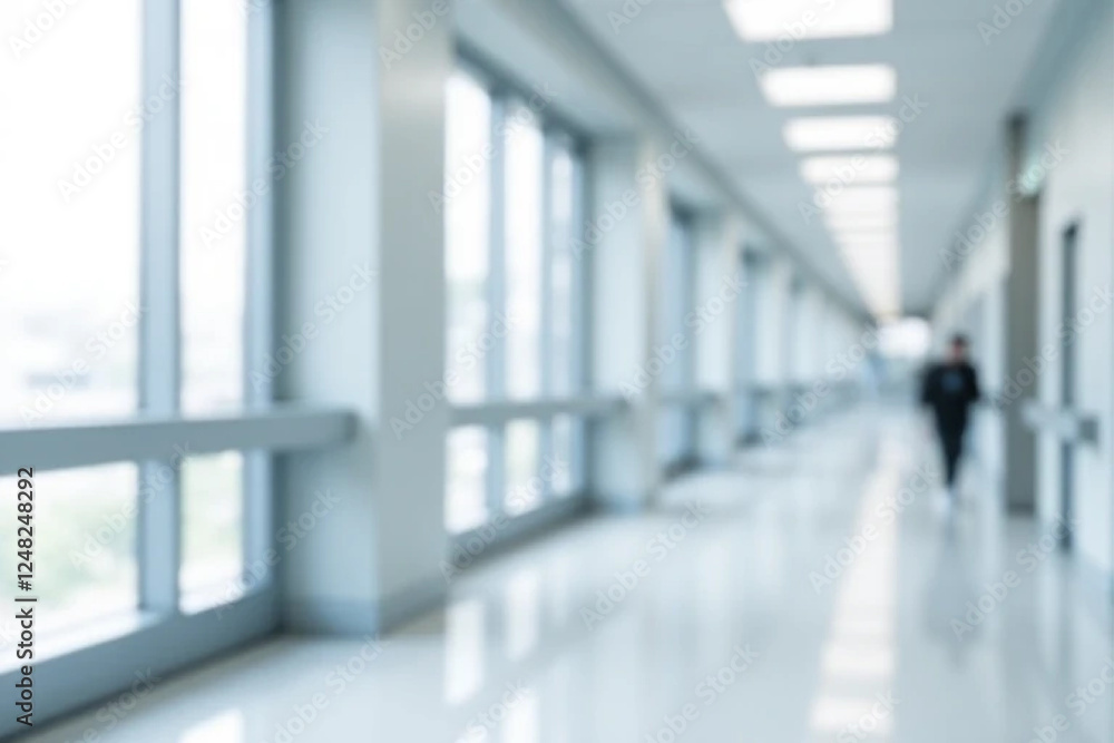 blur image background of corridor in hospital or clinic image blur image background of corridor in hospital or clinic image