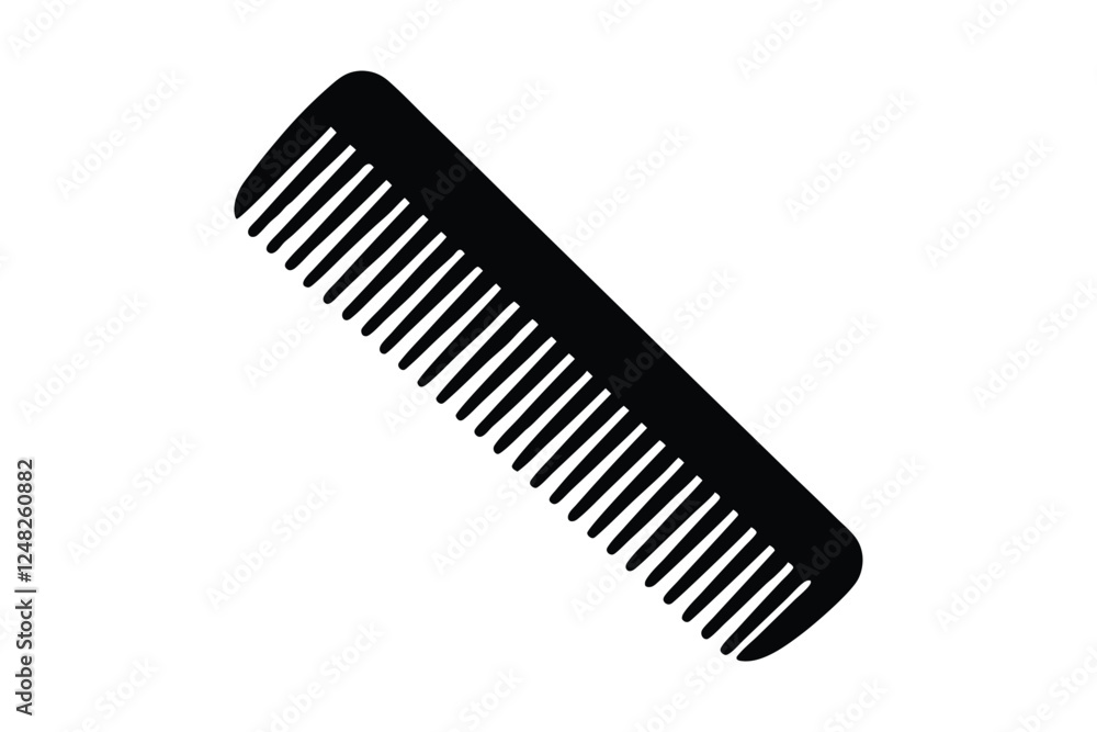 Silhouette of comb vector art illustration6.eps Silhouette of comb vector art illustration6.eps