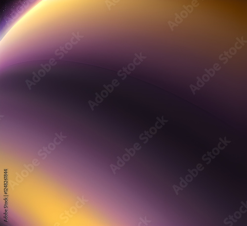 Violet and yellow art of abstract illusion of spiral with geometric shapes of pink and violet lines.Radial motion blur background.Long time exposure.Concept of cyber highway,hyperspace.generative ai