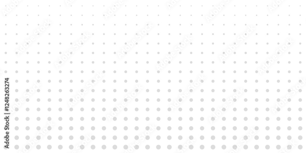 Halftone gradient. Dotted gradient, smooth dots spraying and halftones dot background seamless horizontal geometric pattern vector template set Halftone gradient. Dotted gradient, smooth dots spraying and halftones dot background seamless horizontal geometric pattern vector template set