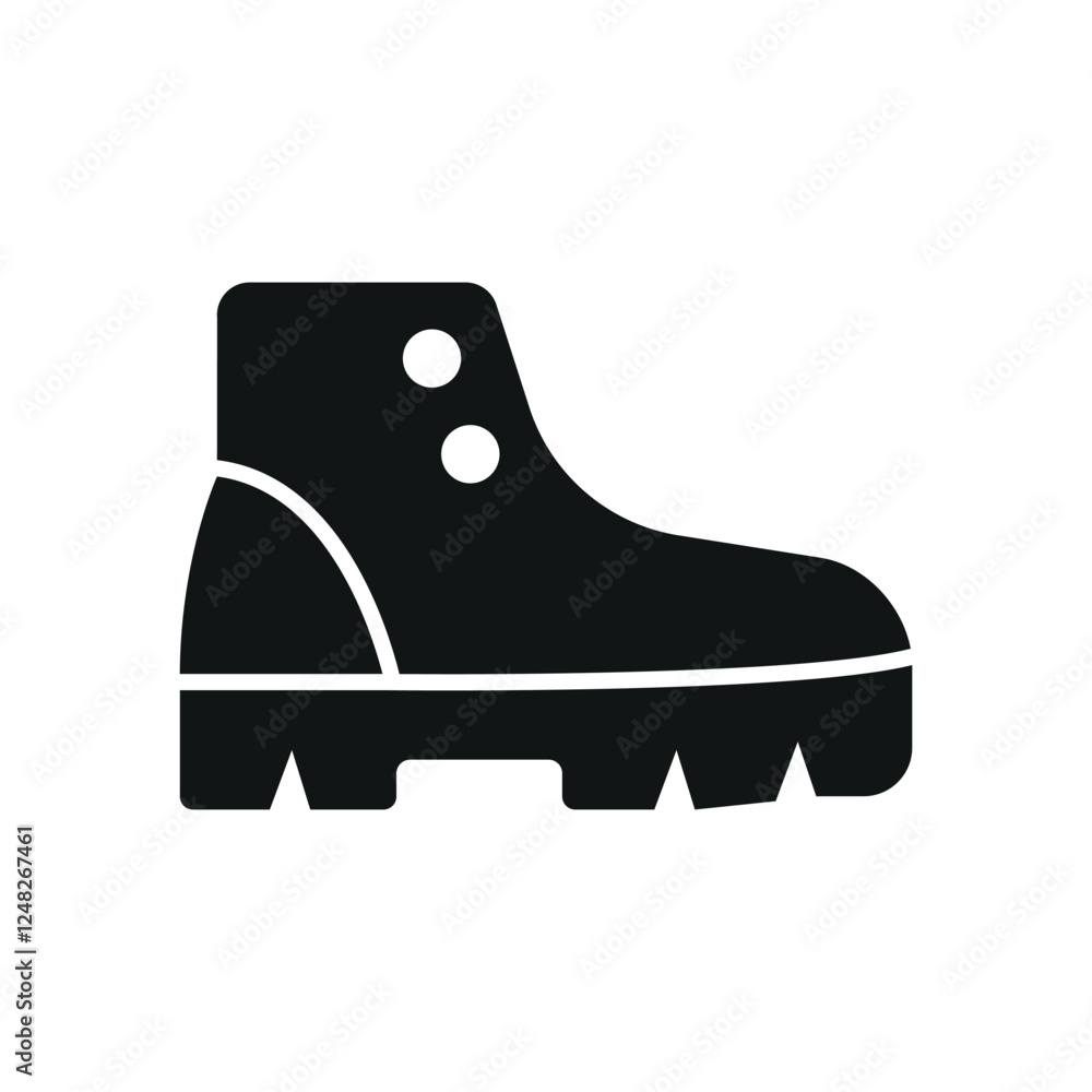 Boots clothing icon is a simple vector illustration of a classic boot Boots clothing icon is a simple vector illustration of a classic boot