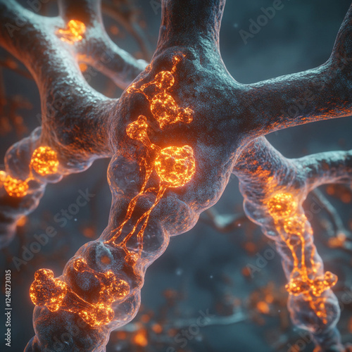 3D Visualization of Asthma and Bronchial Inflammation, Generative AI