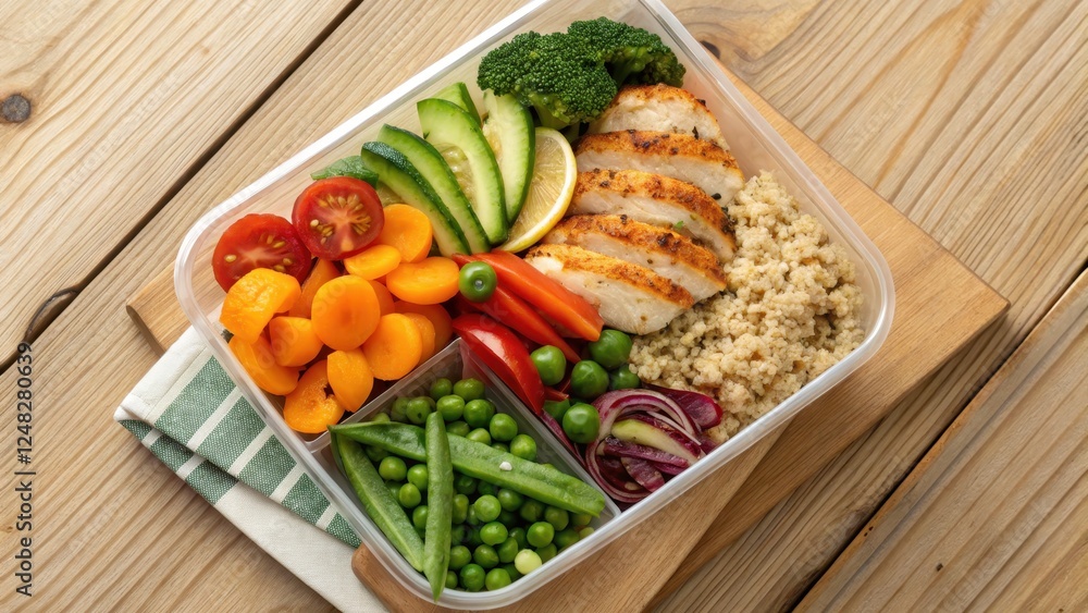 Contrast between Structured Meal Kits and Spontaneous Healthy Lunches with Fresh Ingredients Contrast between Structured Meal Kits and Spontaneous Healthy Lunches with Fresh Ingredients