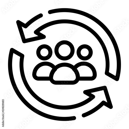 renew members cut line icon