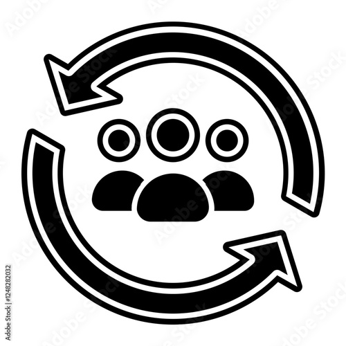 renew members glyph icon
