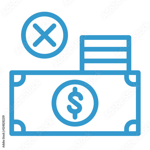 illicit money color icon
