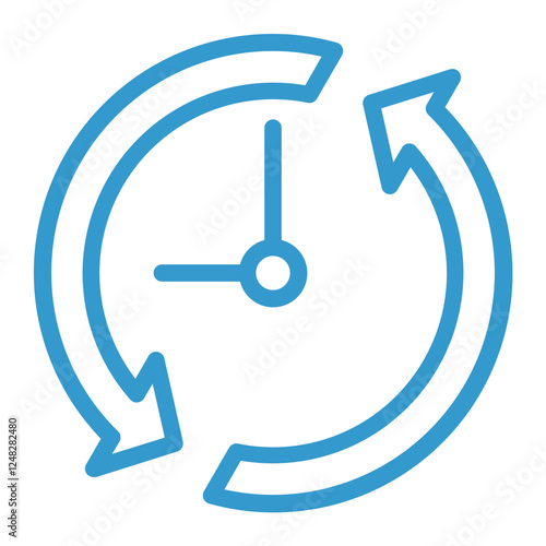 Free Download time management color icon - GFXLoad