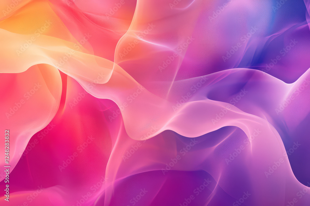 Fototapeta premium Colorful smoke effect creates vibrant abstract design