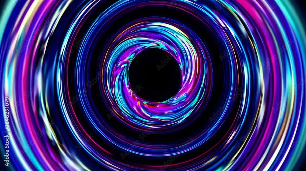 A mesmerizing video of swirling neon lights forming a hypnotic vortex, showcasing vibrant colors and dynamic motion from a top-down camera angle. A mesmerizing video of swirling neon lights forming a hypnotic vortex, showcasing vibrant colors and dynamic motion from a top-down camera angle.