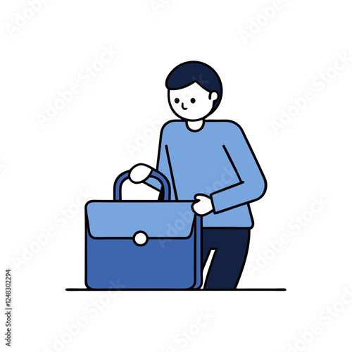 businessman with briefcase