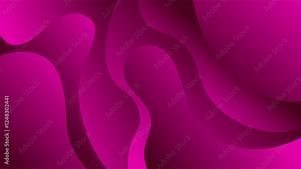 Obraz premium ABSTRACT HAND DRAWN SHAPES BACKGROUND GRADIENT PINK MAGENTA COLOR DESIGN VECTOR TEMPLATE GOOD FOR MODERN WEBSITE, WALLPAPER, COVER DESIGN 