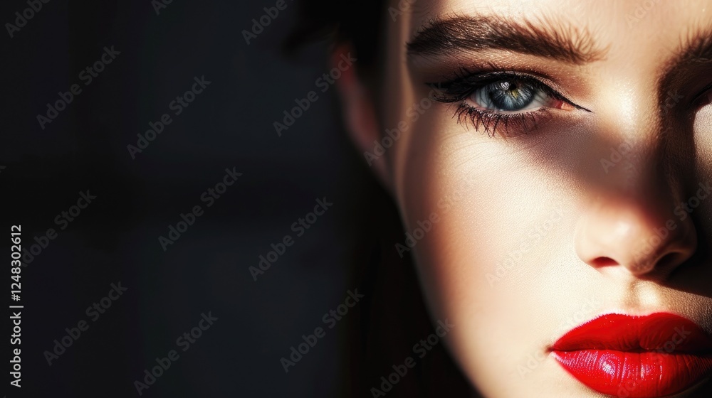 Mesmerizing Portrait With Playful Light Dynamics Mesmerizing Portrait With Playful Light Dynamics