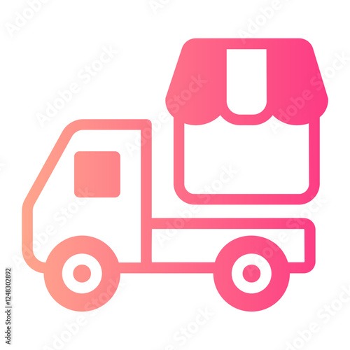 Delivery gradient icon