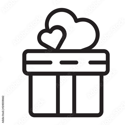 gift line icon