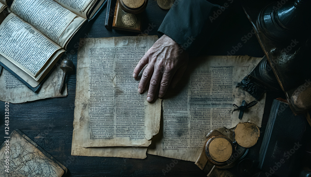 Close up view from above past century saint biblical god teacher of law apostle paul postal space of page. Hold hand close up inkwells blacken art peter diary maps Close up view from above past century saint biblical god teacher of law apostle paul postal space of page. Hold hand close up inkwells blacken art peter diary maps