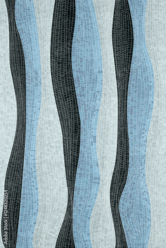 Mosaic tiles abstract background, graphic vector illustration
