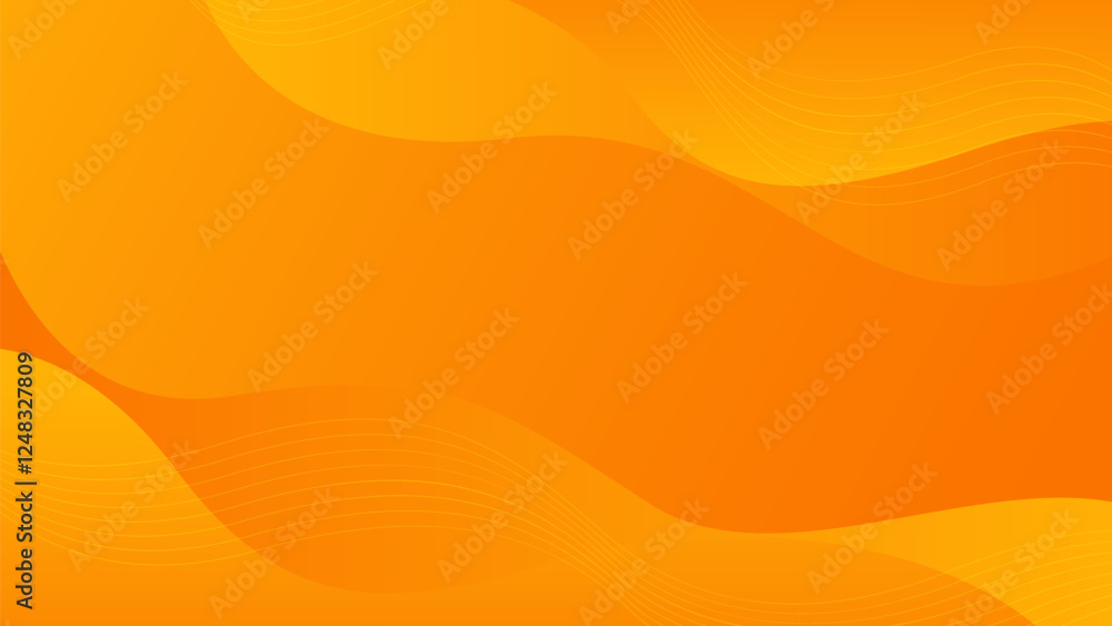 Abstract orange gradient fluid wave background. Modern dynamic wallpaper. Template banner background for sales, business, ads, events, web, pages, and others Abstract orange gradient fluid wave background. Modern dynamic wallpaper. Template banner background for sales, business, ads, events, web, pages, and others