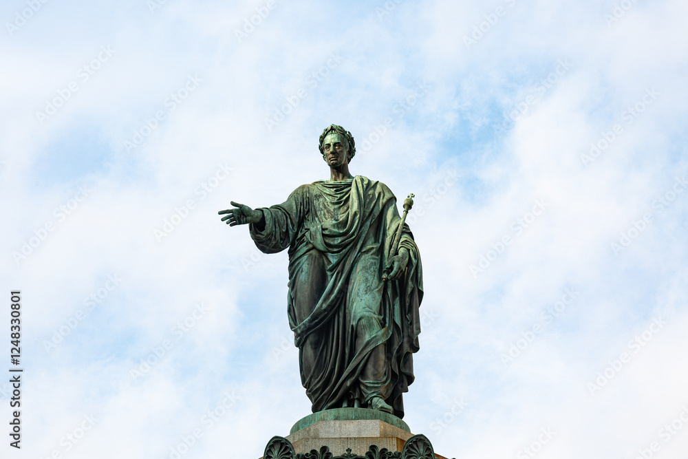 Statue of Kaiser Franz in the yard of Sisi museum, Vienna