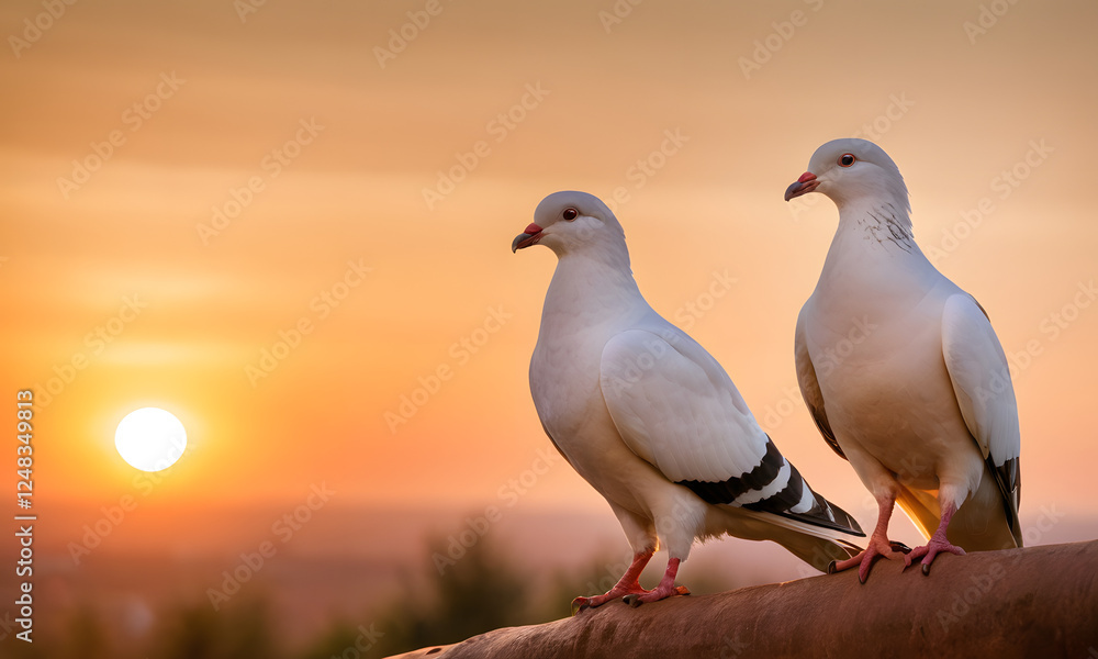 pigeons in the park