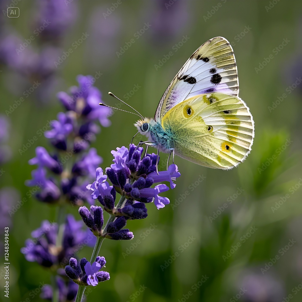 Lavender butterfly Lavender butterfly