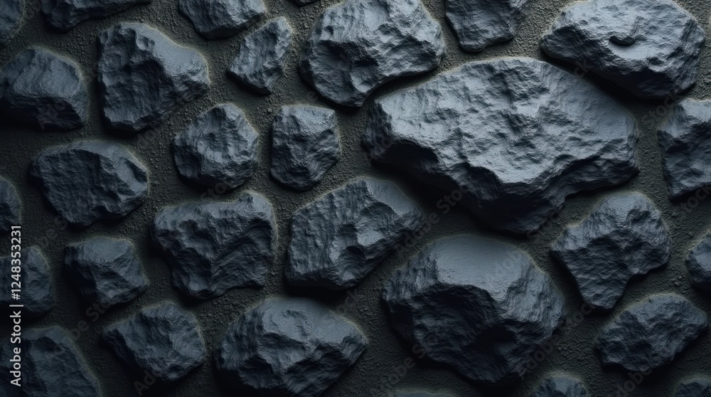 Rough Dark Basalt Rock Texture Rough Dark Basalt Rock Texture