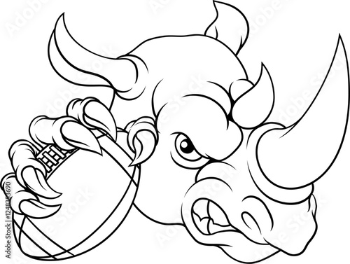A Rhino Rhinoceros mean tou...