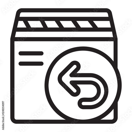 Return line icon