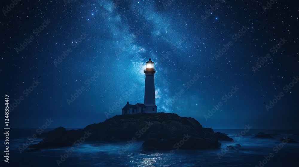 Lighthouse under the Milky Way Lighthouse under the Milky Way