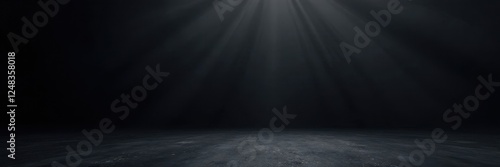 Deep black fading to charcoal, elegant gradient effect, grad, gradient, light