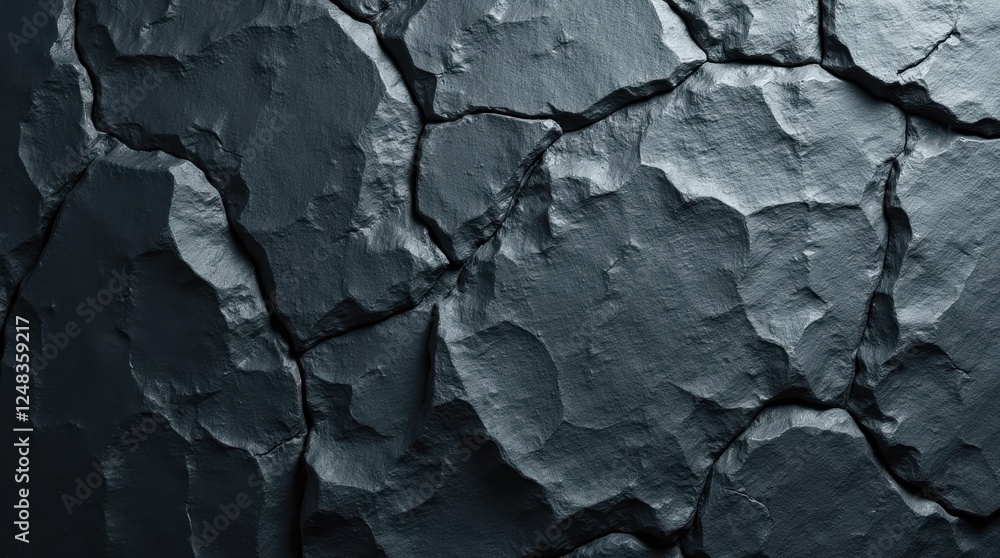 Deeply Fractured Slate Stone Texture Deeply Fractured Slate Stone Texture
