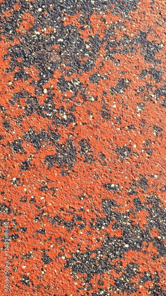 Textured rusty metal surface, orange and dark. Possible use background Textured rusty metal surface, orange and dark. Possible use background