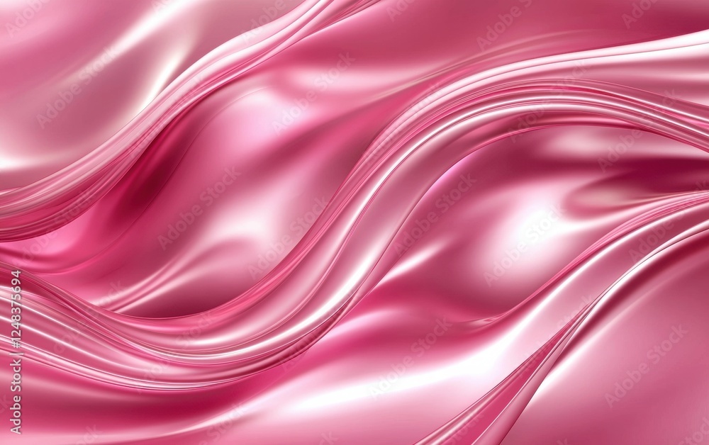 Futuristic metallic pink gradient with smooth reflections and subtle curved waves for Saint Valentines Day and 8 March International Womens Day Futuristic metallic pink gradient with smooth reflections and subtle curved waves for Saint Valentines Day and 8 March International Womens Day