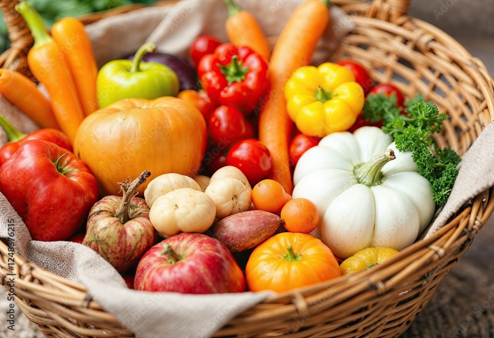 basket filled healthy food basket filled healthy food