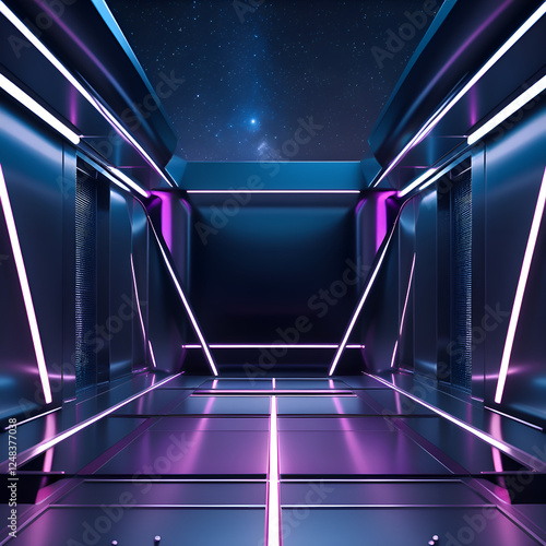 abstract background with light lines