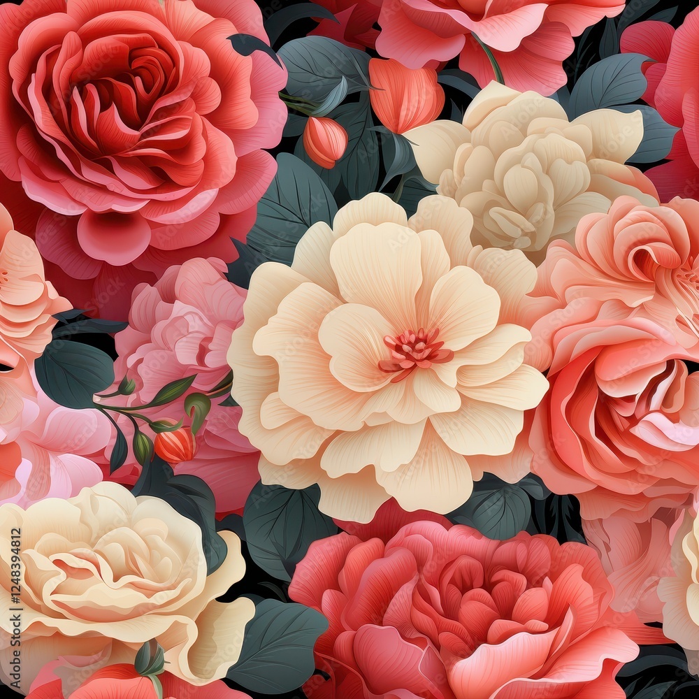 A close up of a bouquet of flowers with pink and white flowers A close up of a bouquet of flowers with pink and white flowers