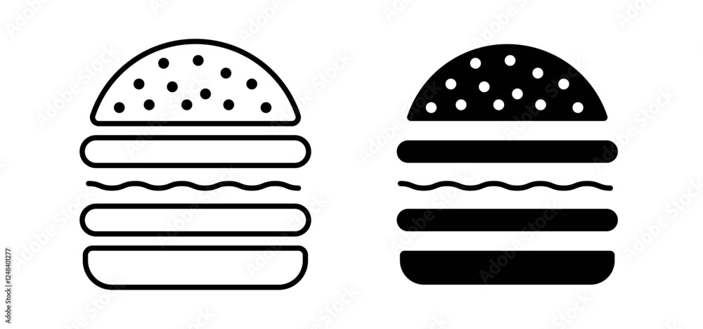 Hamburger icons pack vectors in black flat and strokes Hamburger icons pack vectors in black flat and strokes