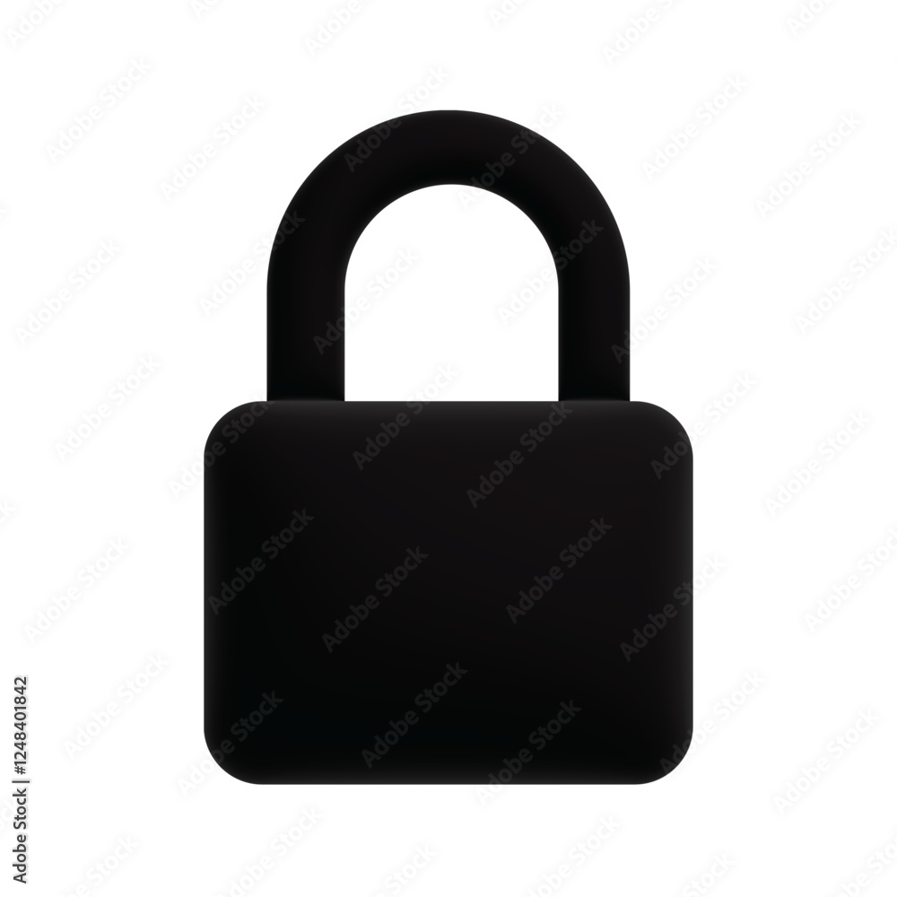 padlock isolated on white background padlock isolated on white background