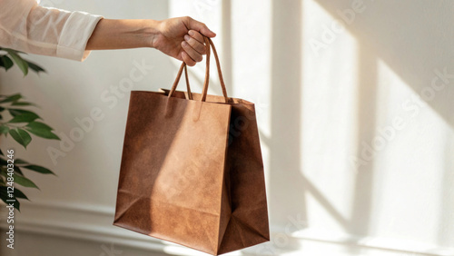 Mocha Mousse mockup. Product display for advertising. Mocha mousse product display mockup for advertising purposes in a visually appealing format.