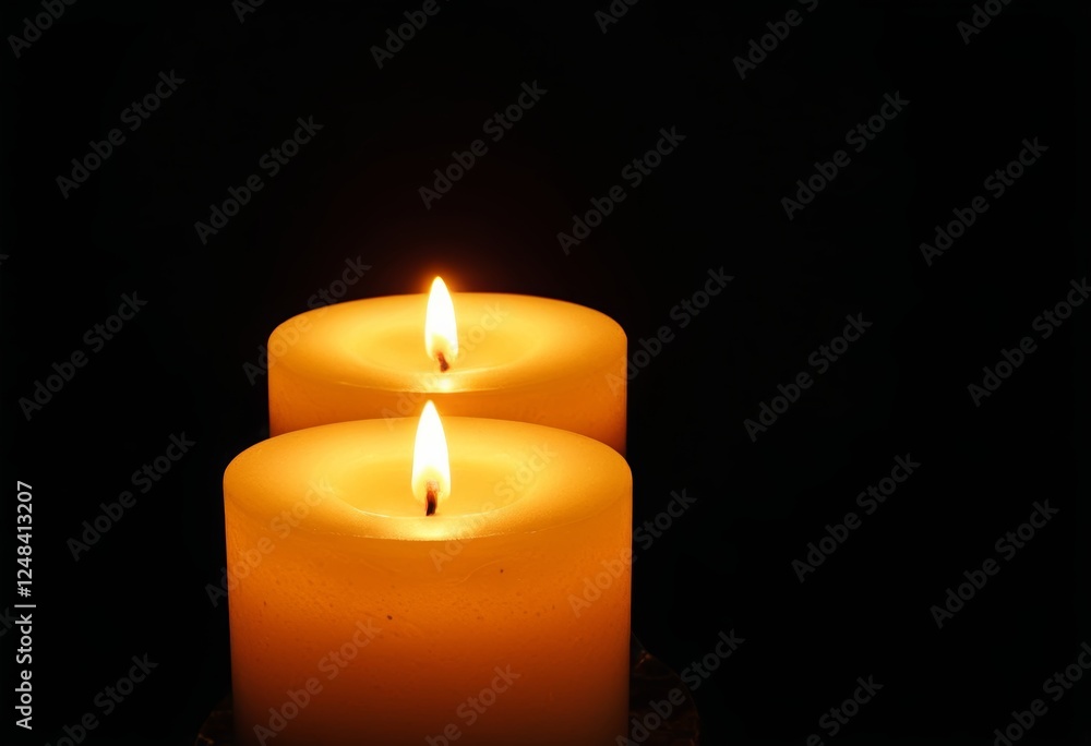 Light candles in a dark room Light candles in a dark room