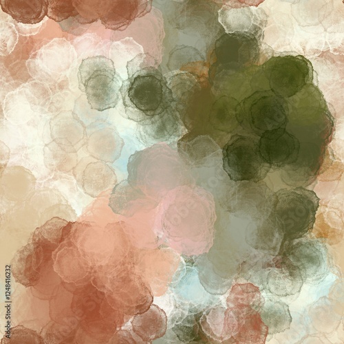 Seamless Terracotta Paint Stroke Abstract pattern ideal for fabric, stationery or home decor