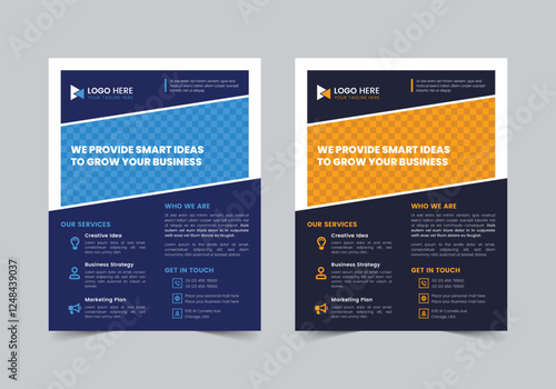  Creative Business Flyer Template | CMYK | US Letter | Print Ready | 0.125 Bleed