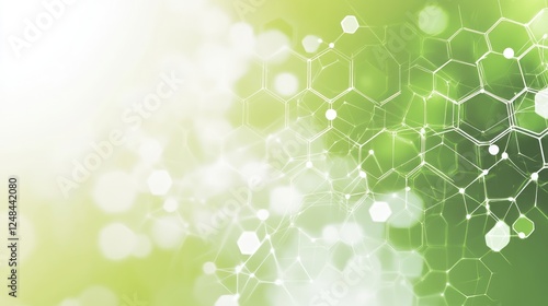 banner abstract green graphic polygon texture with copy space for your design, advertise concept 