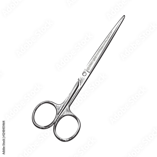 Scissors Sketch Cut Tool Stationery School Knowledge Education Academy Learn Study Learning
