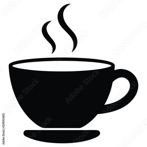 This is a tea cup vector design with illustration.cup icon,vector cup,