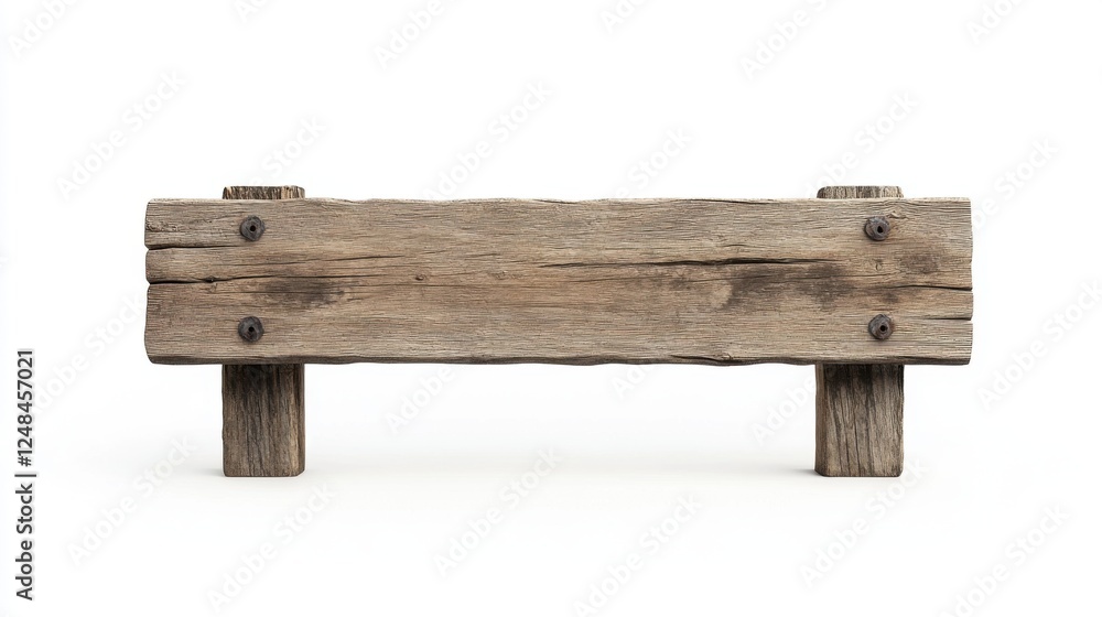 rustic wooden signboard isolated on white background rustic wooden signboard isolated on white background