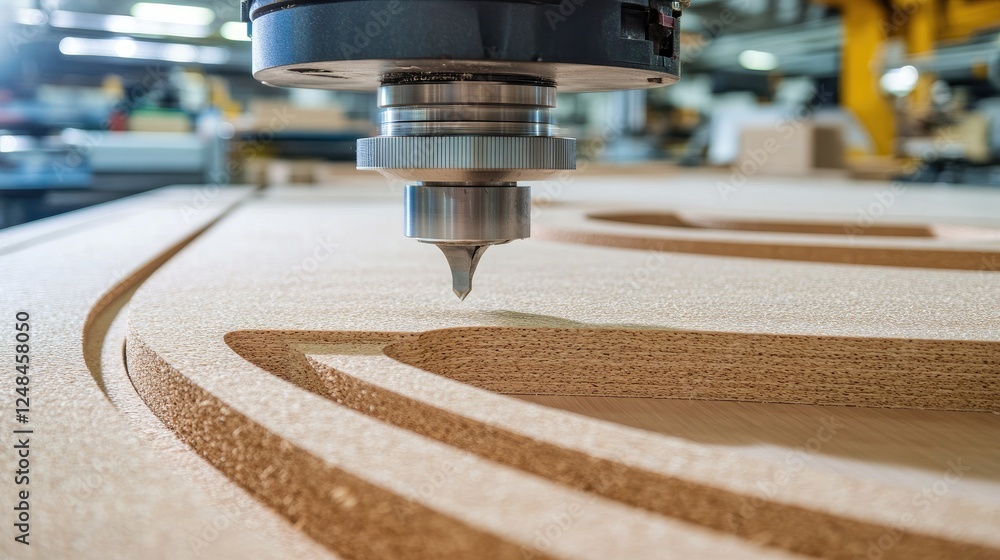 Automated CNC Router Carving Wood Pattern Automated CNC Router Carving Wood Pattern
